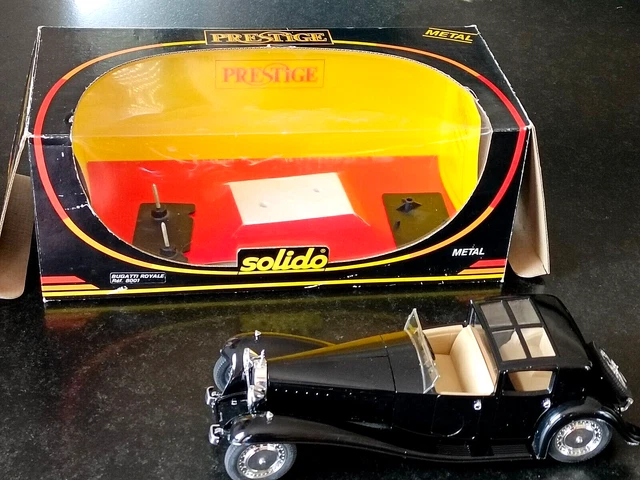 Solido Prestige - Maquette Bugatti Royale échelle 1/18 - Voiture De Collection Miniature