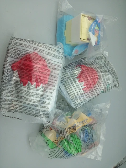4x Mcdonalds Mixed Bundle Of Figurines Looney Toons