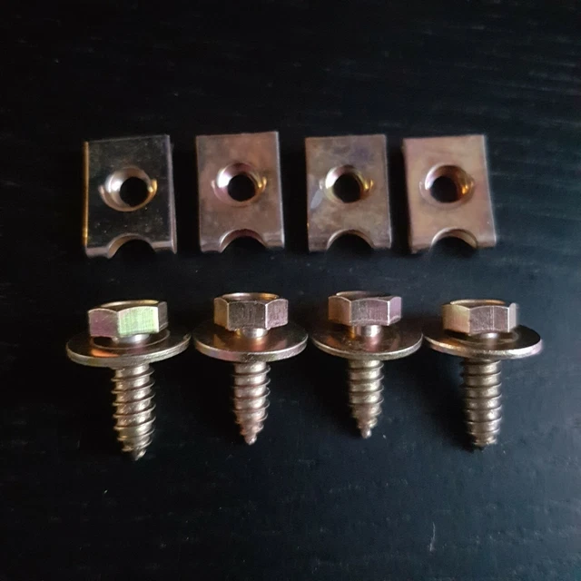 RADIATOR MOUNTING SCREWS / Bolts & Clips, MK1 MK2 Escort Capri Ford £5.
