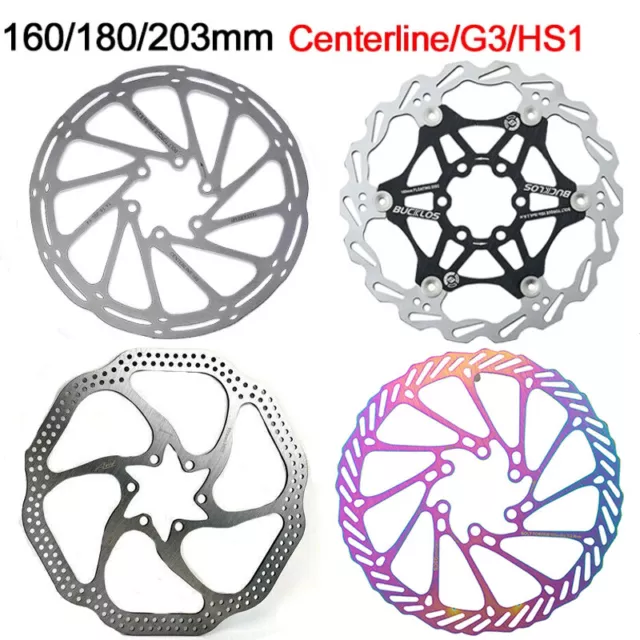 Disc Brake Rotors SRAM/G3/HS1/Floating Rotors 160/180/203mm Mountain Bike 6-Bolt