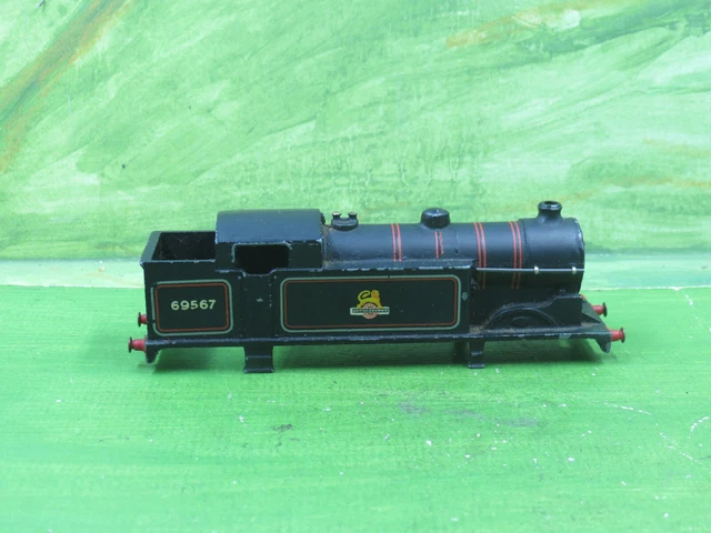 Hornby Dublo EDL17 Class N2 tank loco body 69567 BR Black early