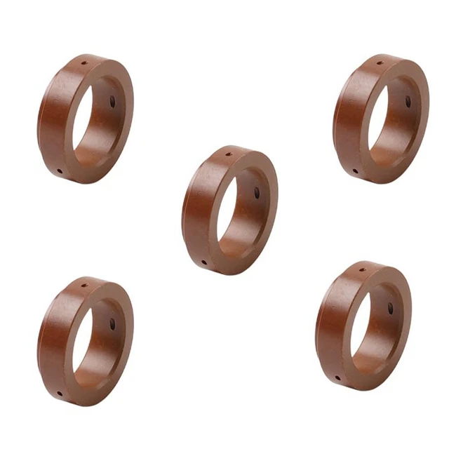 EkoDeko Lot De 5 Anneaux En Bambou 15 Cm – Naturels & Écologiques Pour Macramé, Attrape-Rêves, DIY Mariage