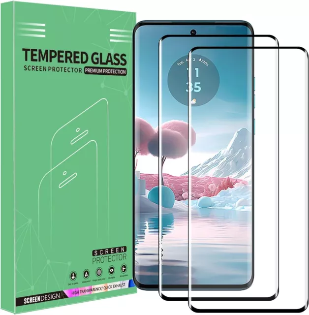 For Motorola Edge 40/Neo/Pro Screen Protector Tempered Glass Full Cover