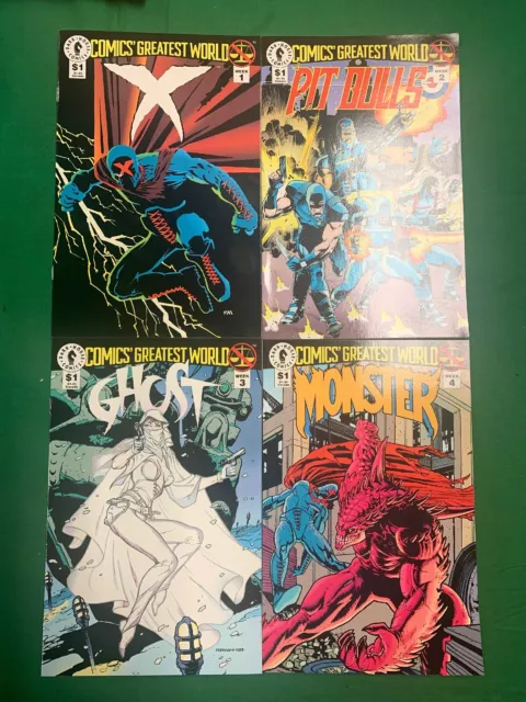 Comics' Greatest World: Arcadia Week 1 2 3 4 1st Crv And App Ghost LQQK Complete