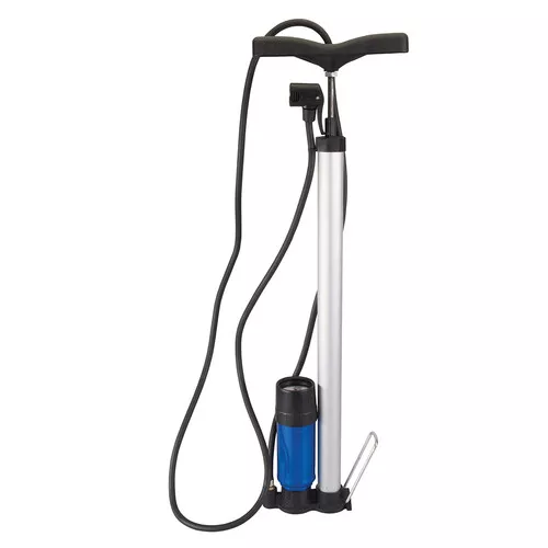 Fahrrad Profi Hochdruck Luftpumpe Alu Standpumpe Manometer  alle Ventile