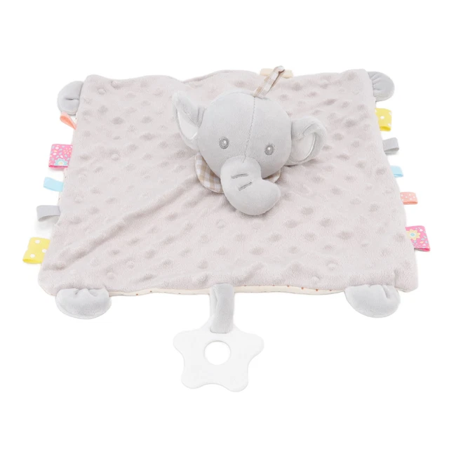 Baby Comfort Towel Elephant Design Washed Small Lightweight Baby Security
