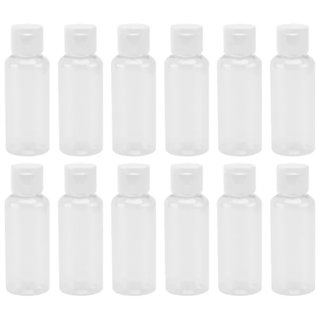 25 Pcs Weiß Das Haustier Reiseflasche Reisen Leere Flaschen Reinigen