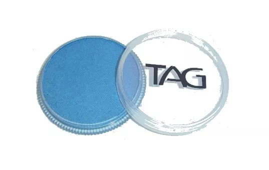 TAG Body Art 32g Pot Pearl Blue Professional Face and Body Paint - Metallic