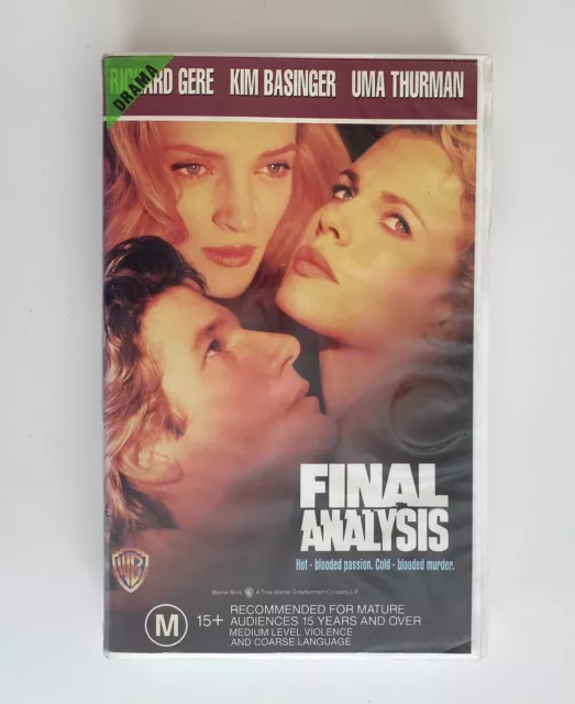 FINAL ANALYSIS VHS Warner Video Big Box Ex Rental Tape 1992 Thriller final-analysis-vhs-warner-video-big-box-ex-rental-tape-1992-thriller