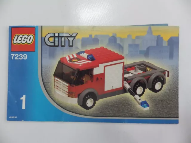 Notice / Instructions de Montage - LEGO - City - 60110 - La caserne des  pompiers