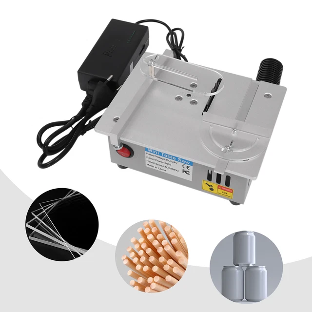 MINI ELECTRIC TABLE Saw Bench Circular Blade Woodworking Metal Cutting ...