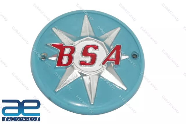 Pour BSA Bantam B40 Bleu Pétrole Carburant Réservoir Badges Adapté Pré 1963 2