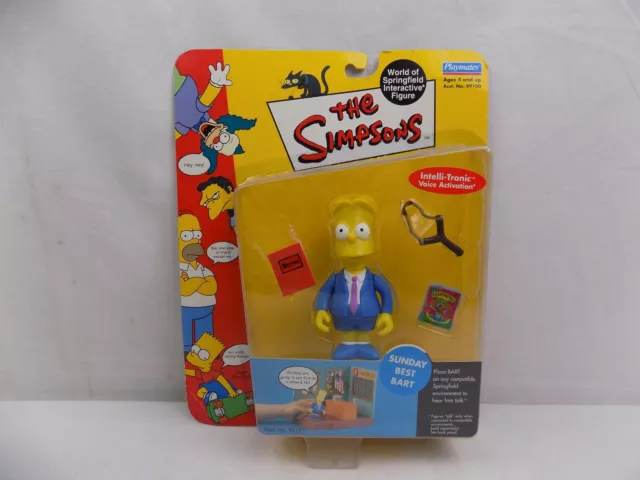 Brand New Sealed The Simpsons Sunday Best Bart Playmates Action Figure Figurine