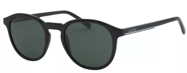 Lacoste Herren Damen Sonnenbrille L916S 001 50mm rund schwarz Kunststoff