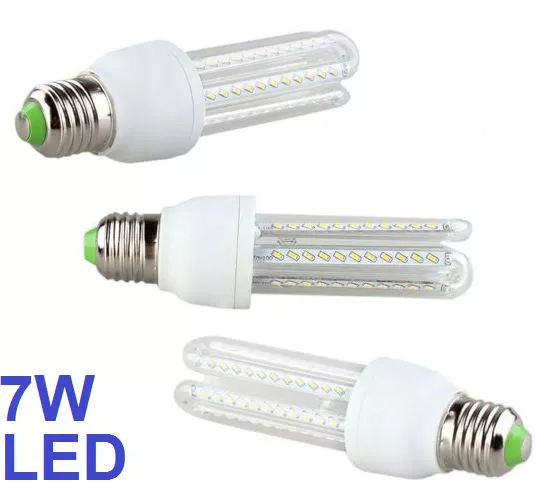 Lampada LED E27,luce bianca,bianco freddo 6000K,lampadina candela,220V E 27 7W!