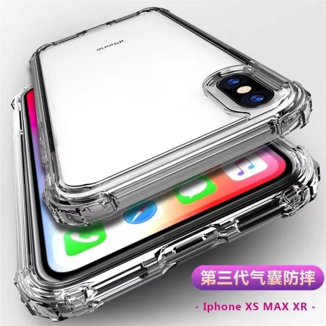 Anti-Shock TPU Silicone Protective Case Cover For iPhone XS MAX XR 8 6 7 Plus Ya