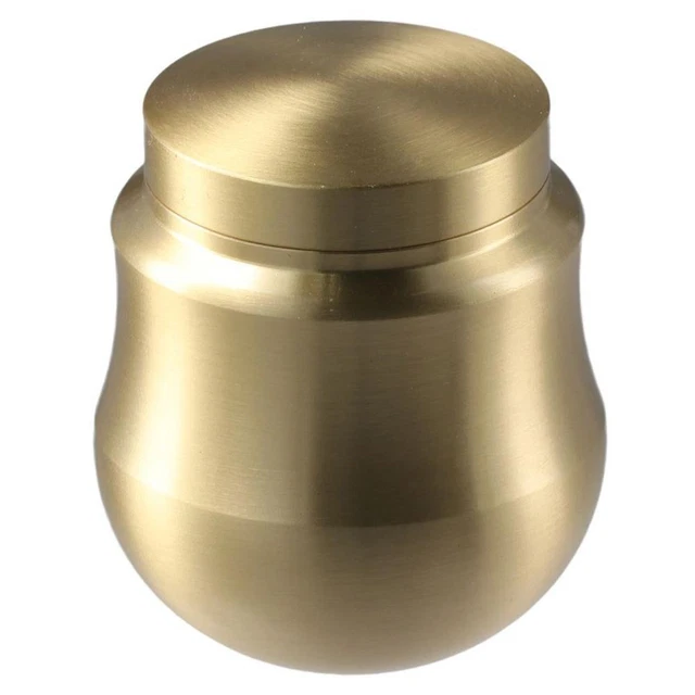 Brass Pet Ashes Keepsake Urn  Bone ash or tea coffee bean storage