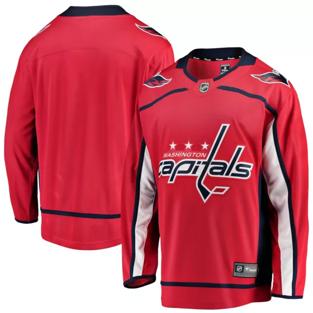 NHL Maglia Jersey Washington Capitals Breakaway Fanatics Hockey Casa Rosso