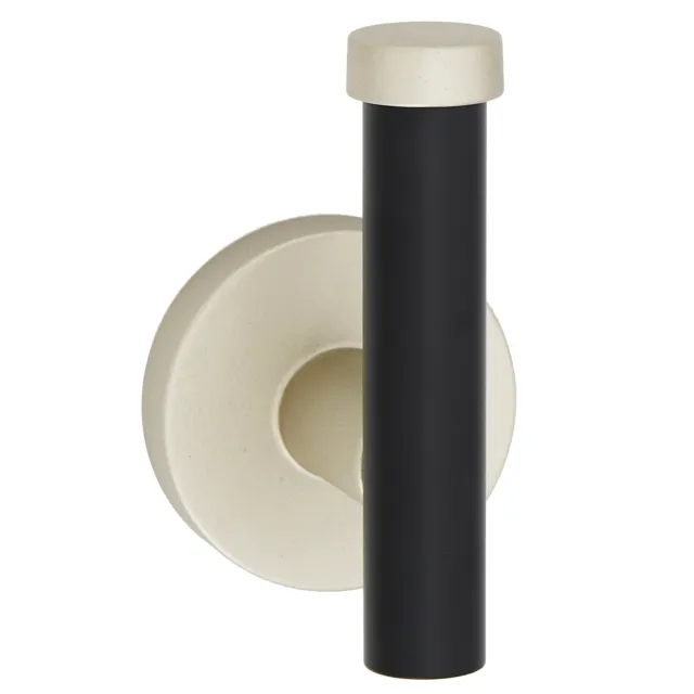 Menz colgador toalla baño sin taladro SET de 5 - ganchos adhesivos para  pared diseño moderno colgadores resistentes negros perchas adhesivas fuertes  : : Bricolaje y herramientas