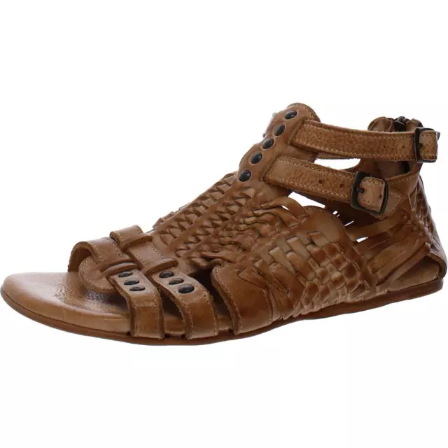 Bed Stu Womens Claire III Tan Huarache Sandals Shoes 9.5 Medium (B,M) BHFO 8448