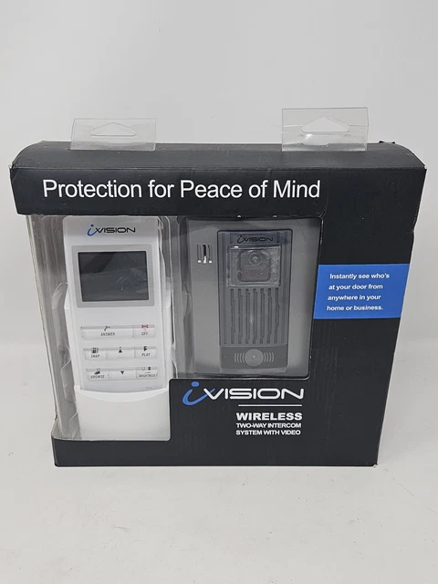 Optex iVision Wireless Two-Way Intercom System With VIDEO- Home or Business- NEW