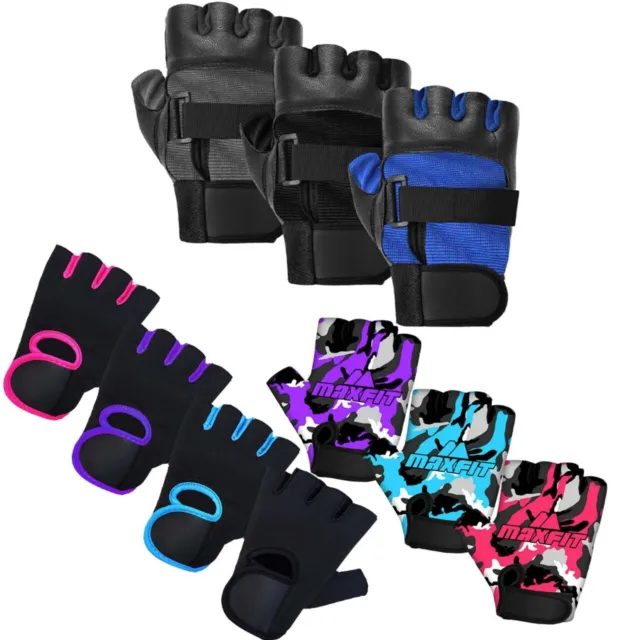 Ladies Weight Lifting Gloves Womens Gym Workout Bodybuilding Training Gloves