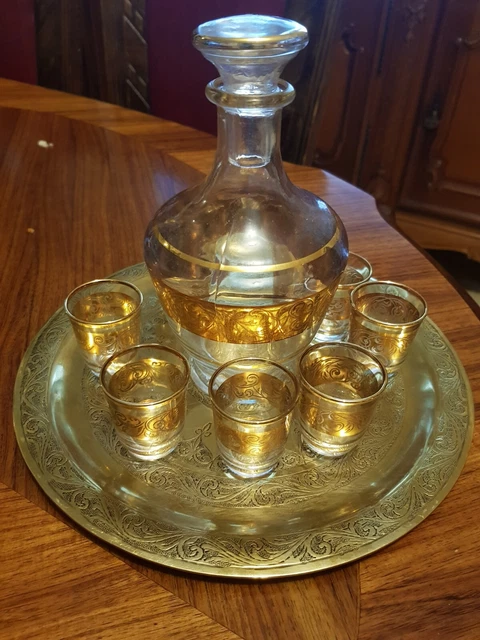 Verre à Liqueur Vintage Métal Doré - Décoration élégante, Alliage Aluminium, Hauteur 5,5 Cm, Plusieurs Coloris (centaine Dorée) - 3