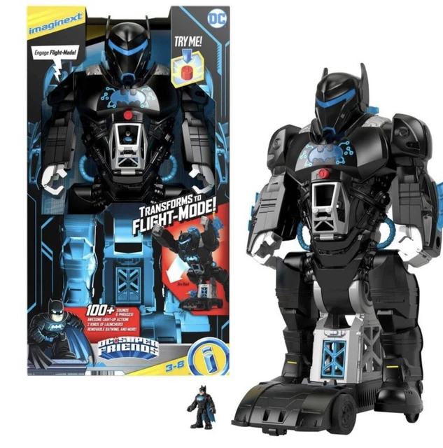 FISHER-PRICE IMAGINEXT DC Super Friends Batman Bat-Tech Batbot In ...