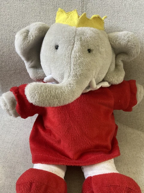 lansay-peluche-ancienne-c-leste-femme-de-babar-l-l-phant-35-cm-nelvana