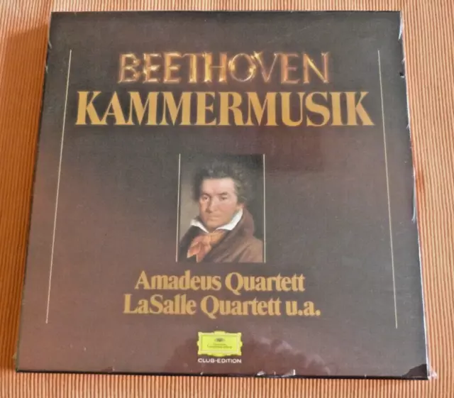 Ludwig van Beethoven, Amadeus-Quartett, LaSalle- Kammermusik (8xLP ) NEU/OVP