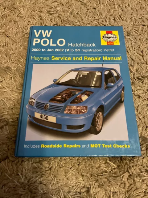 VW Polo Hatchback Petrol (00 - Jan 02) Haynes Repair Manual HardBack