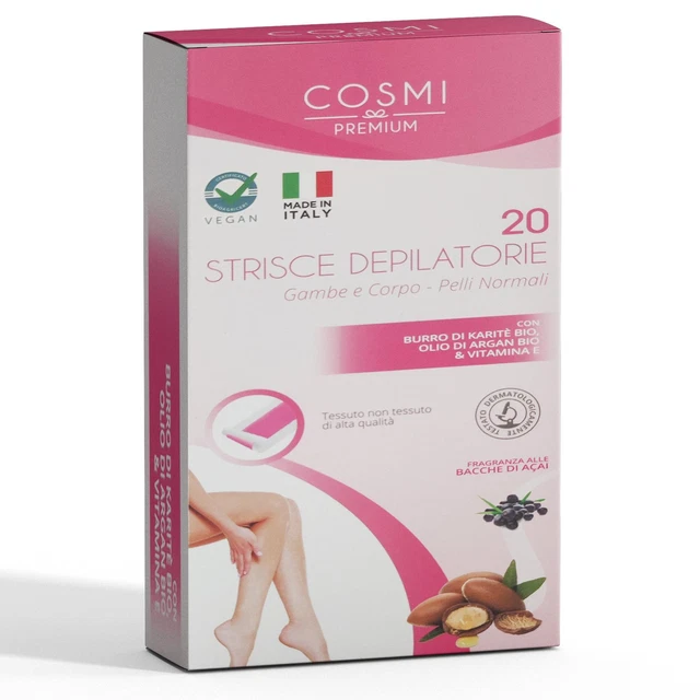 Cosmi Strisce Depilatorie Gambe e Corpo - Pelli Normali