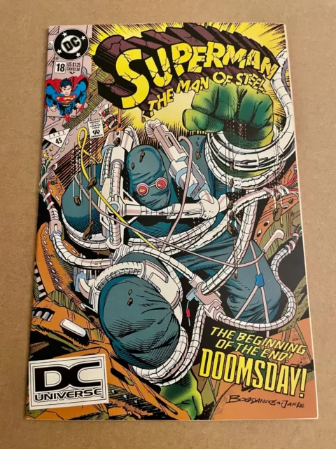 Superman Man of Steel #18 RARE 5th Print DC Logo Variant 1st Doomsday appearance