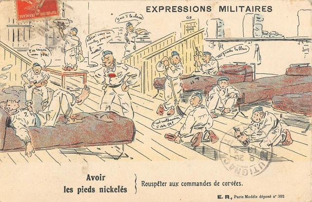Cpa War Illustrator E.r. Having Nickel Feet
