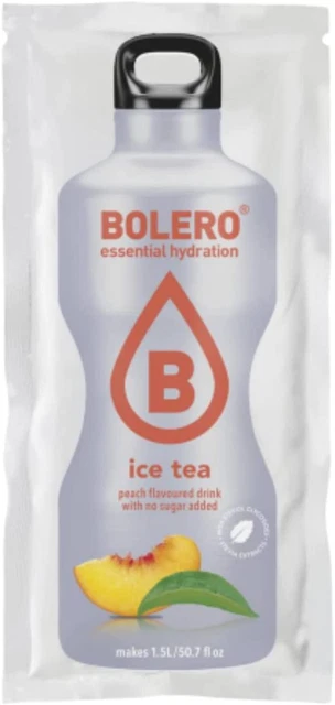 Drink Ice Tea Peach 24 Bustine Preparato Polvere Solubile in Acqua Tè Freddo