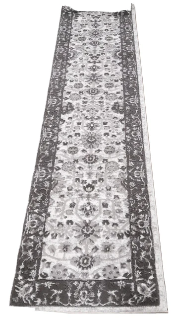 Alfombra de corredor Gertmenian, 2' 2" x 8 ft colección Henley patrón gris Edmont enviada