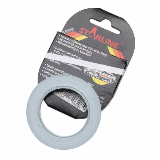 Liseret Felge Tuning MOTIP Solidline Weiß 6mm (10m) - Neu