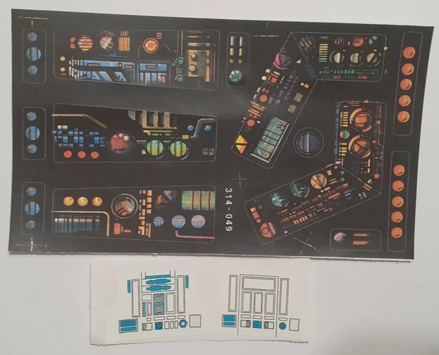 Stickers Slave 1 Originali Adesivi Di Ricambio Vintage Per Slave 1 Di Star Wars, Peel &amp; Stick, Non Serve Tagliare - Perfetti Per Restauri O Collezioni Adesivi Slave 1 Star Wars