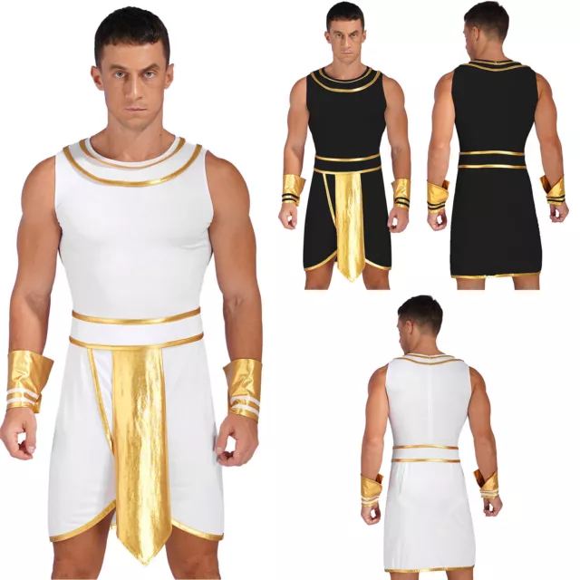 Déguisement Prêtre Égyptien Homme Pharaon Empereur Antique Cosplay Halloween