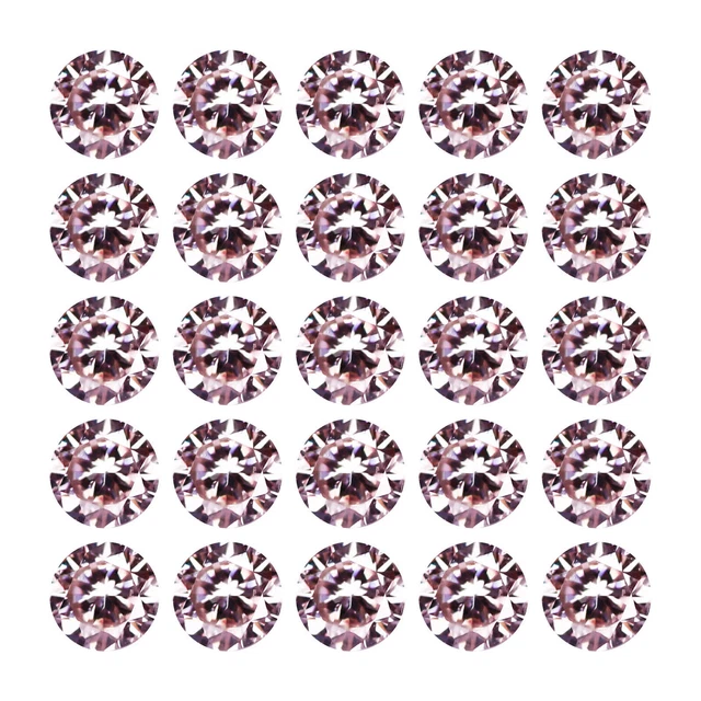 0.30Ct 25Pcs Lot Diamant Rond Taille 1 mm Sparkling Pink Fire 100% Diamant...