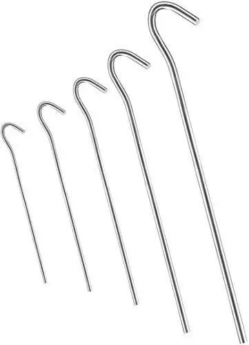 Balinco 36x Anti-ROST tent pegs � 4 mm, length 230 mm - round profile | pegs |