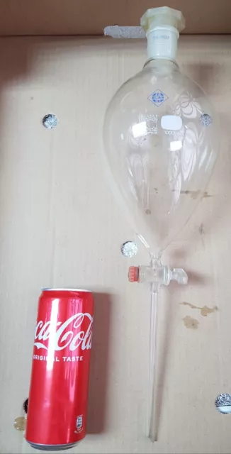 Vintage anni 70/80 Ampolla da laboratorio chimica fisica ORIGINALE come nuova