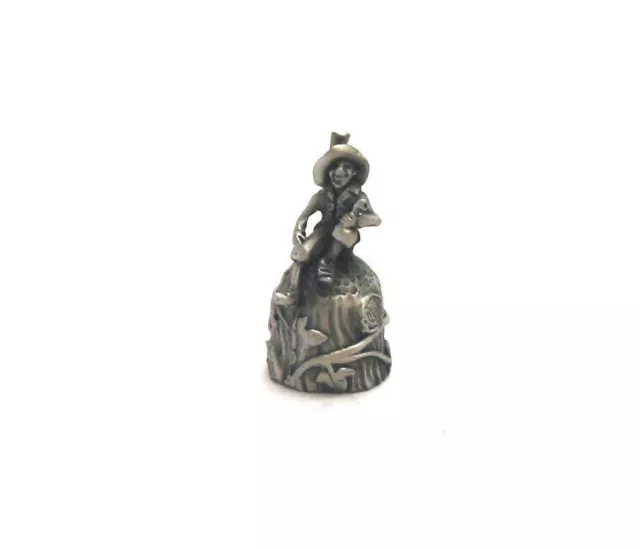 Leprechaun Thimble Antique Pewter Thimble Collectible Thimble Leprechaun Gift