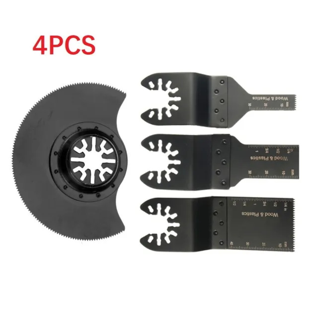 4pcs/Kit Oscillating MultiTool Circular Saw Blade /-For Renovator Power Cutting