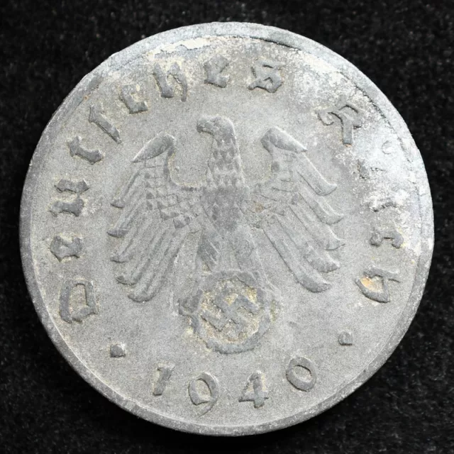 Germany 3Rd Reich 10 Reichspfennig 1940G, Coin, Inv#D633