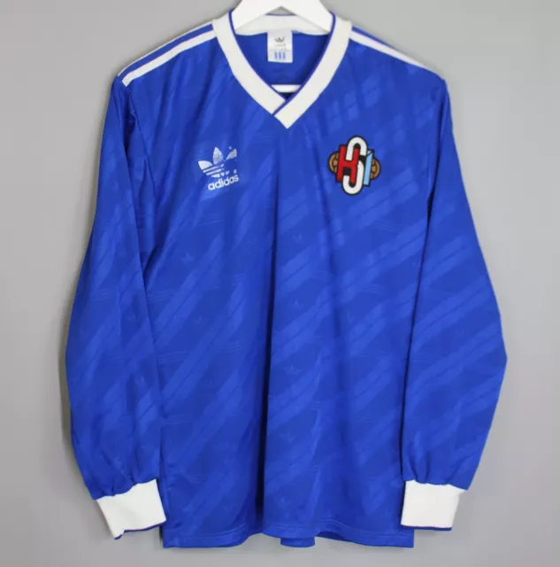 Iceland National Team 1990 1991 Football Shirt Jersey Adidas Vintage #14