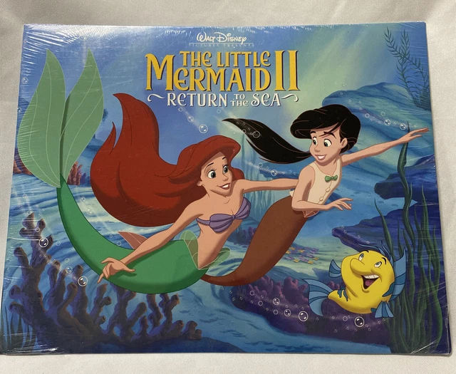 Disney Store Exclusive Little Mermaid II 2 Lithograph Set of 4 New Sealed 2000