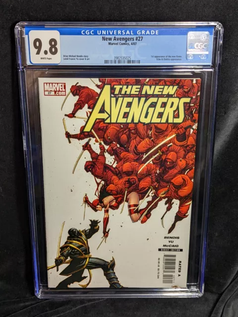 New Avengers # 27 CGC 9.8 1st Clint Barton Hawkeye as Ronin