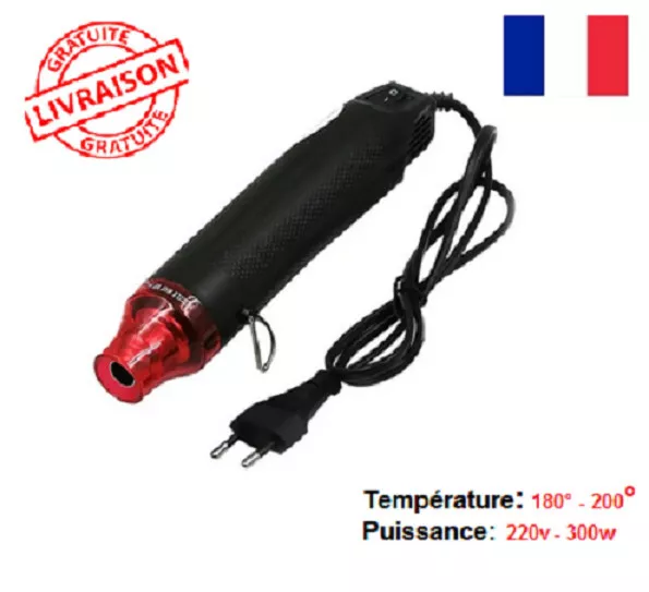 Décapeur Thermique 220v Pistolet à Air Chaud électrique 300W