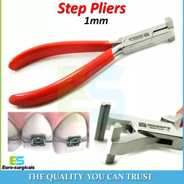 Dental Step Pliers 1mm Detailing Archwire Bending Orthodontic Dental Instruments